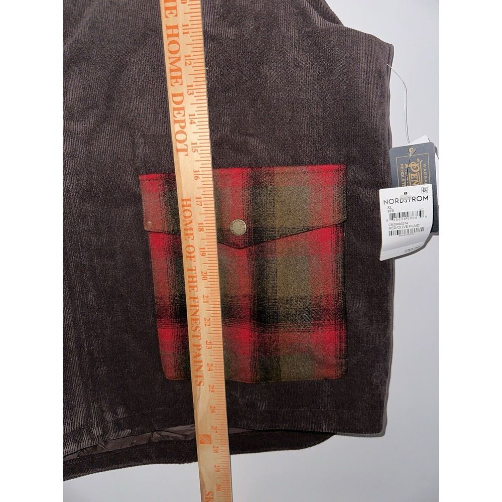 Pendleton Black Hills‎ Duck Down Wool Corduroy Ve… - image 4